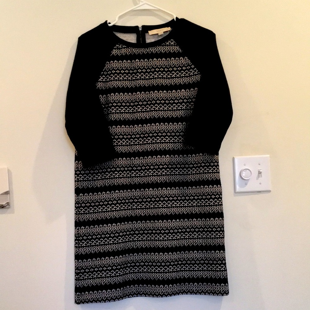 LOFT 3/4 sleeve knit dress